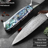 Damascus Kitchen Knife Set