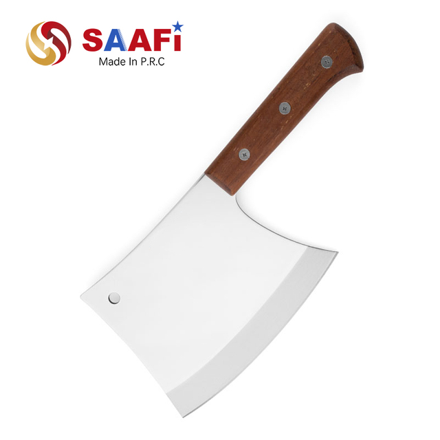 Heavy Axe Knife with Wood Handle