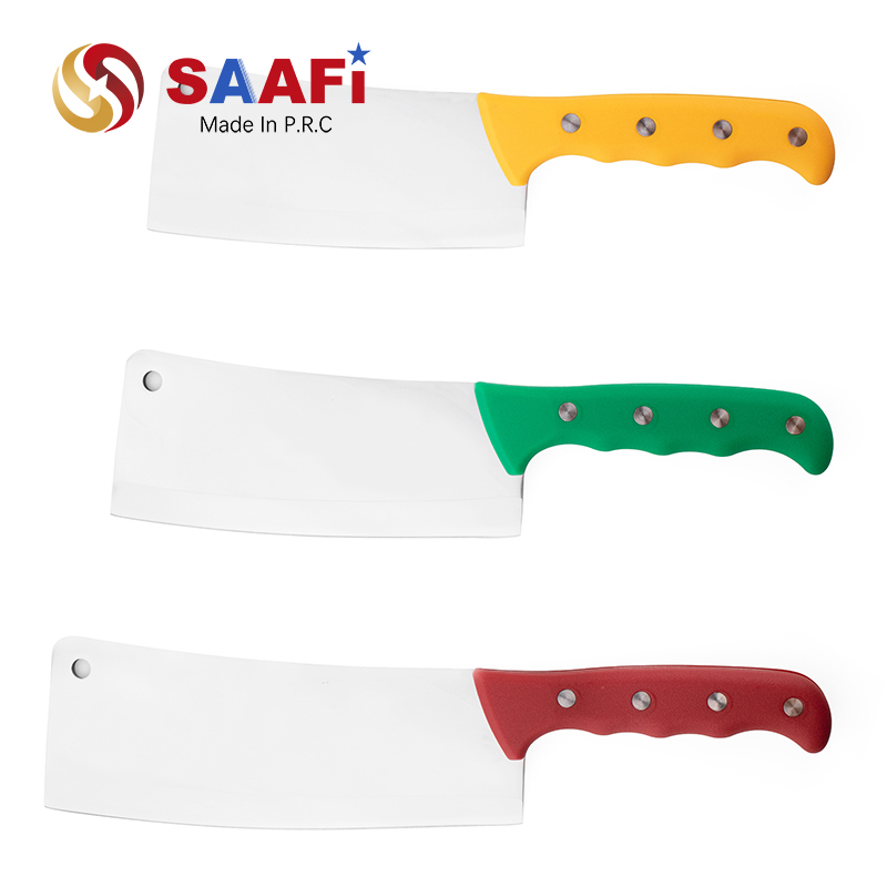 Strong Chopping Knife with Plastic Handle