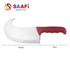 3Cr Chpper Slicing Knife with Wood Handle