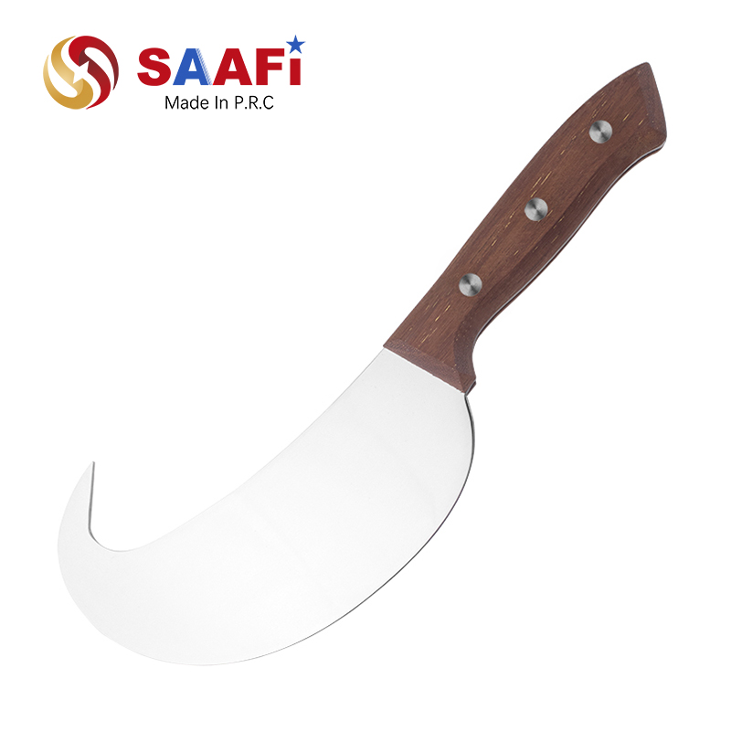 3Cr Steel Chpper Slicing Knife with Wood Handle