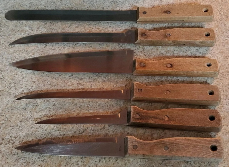Stainless Steel Handle Knife Set Advantages