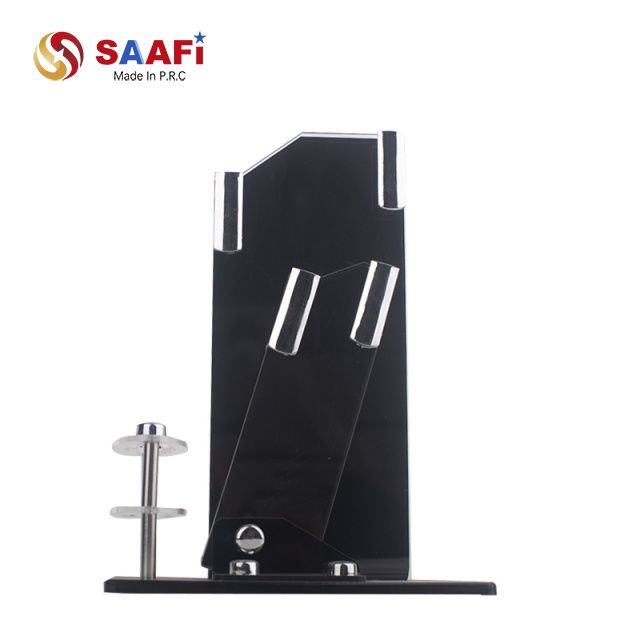 Acrylic Knife Display Stand with Adjustable Holder – Durable Countertop Knife Rack for Retail & Kitchen Use