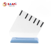 Magnetic Acrylic Knife Block – Transparent Universal Knife Holder with Blue Base