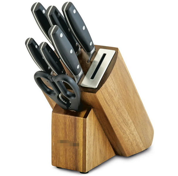 Modern Knife Block With Built In Sharpening System