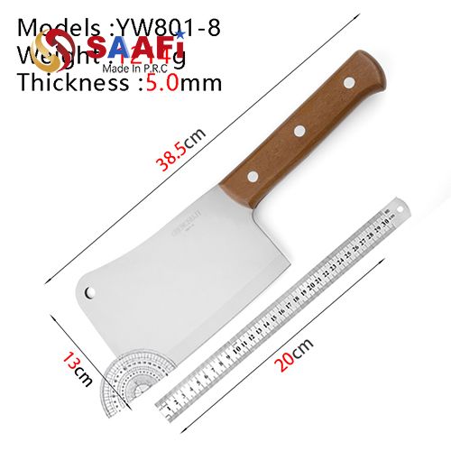 Stainless Steel Butcher Cleavers for Professional Kitchens