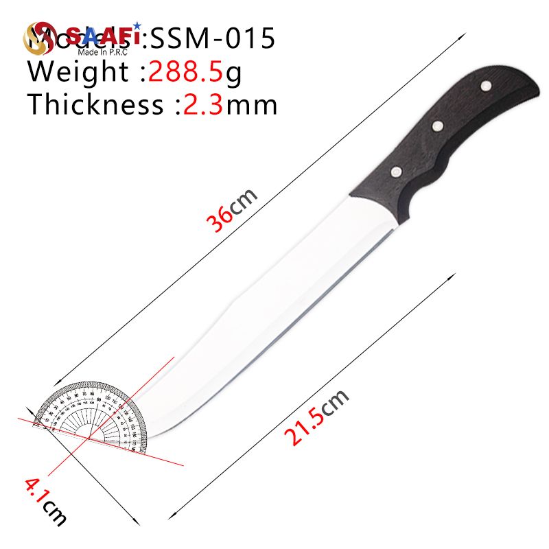 Stainless Steel Slicing Knife with Wooden Handle | 7–9 Inch Kitchen Knife