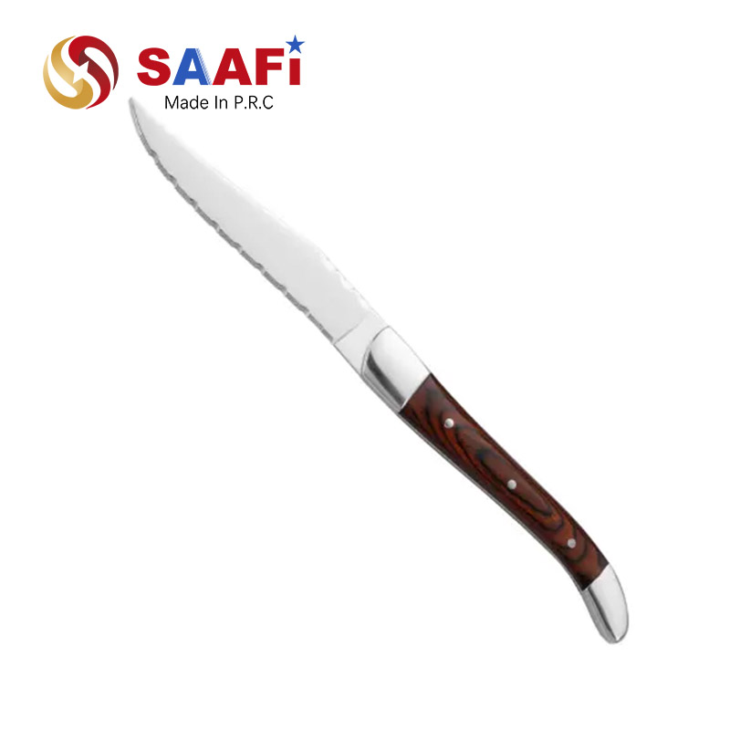 Laguiole Steak Knife with Black Wood Handle