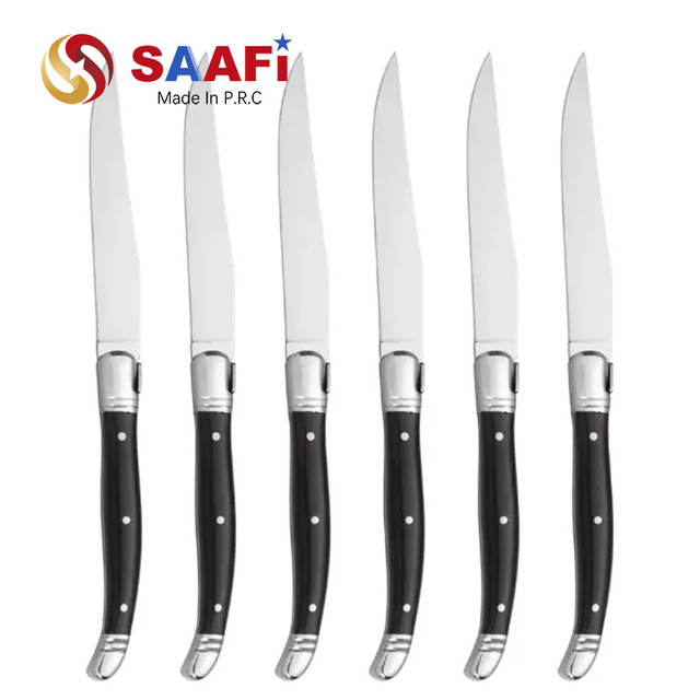 Laguiole Steak Knife Ebony Wood Handle
