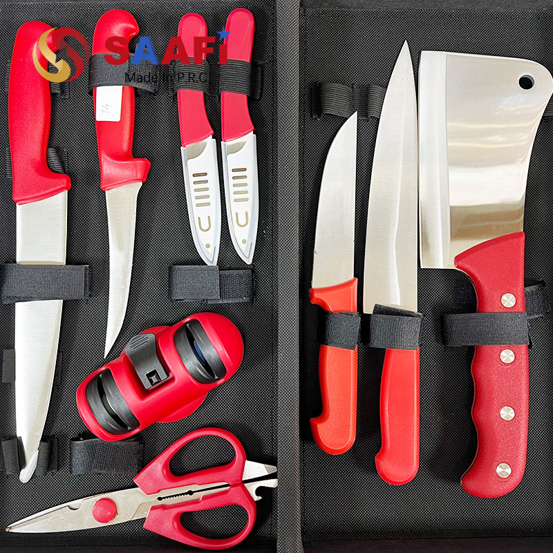 11 Pcs Slaughter Knife Set
