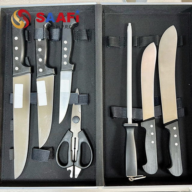 Slaughter Knife Set with Aluminium Box