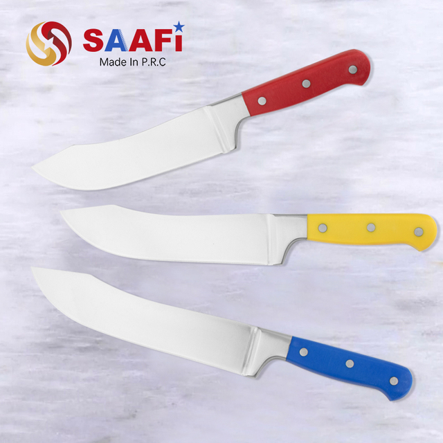 Colorful Handle Chef Knife Butcher Use