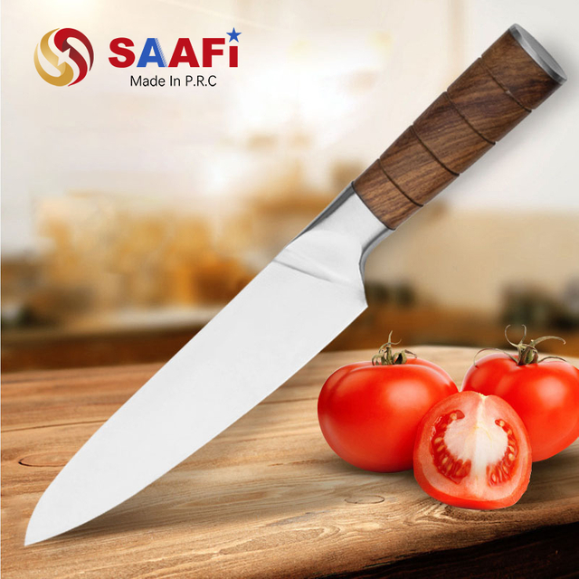 8 Inch Chef Knife with Wood Handle