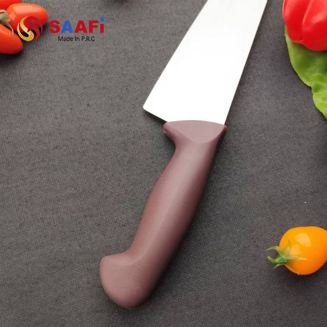 8.5 Inch Stainless Steel Chef Knife with Ergonomic Plastic Handle