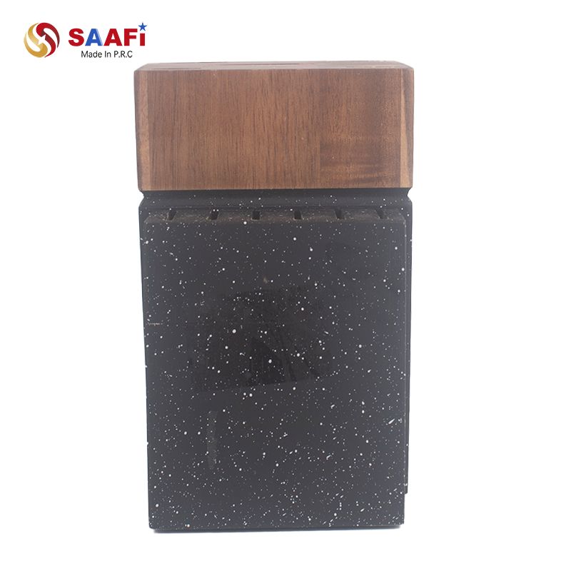 Modern Knife Block with Wood Top – Stylish And Durable Kitchen Knife Holder