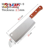 Professionele beukhandgreep Chef -messen met 3CR roestvrijstalen mes (7 ″ –10 ″)