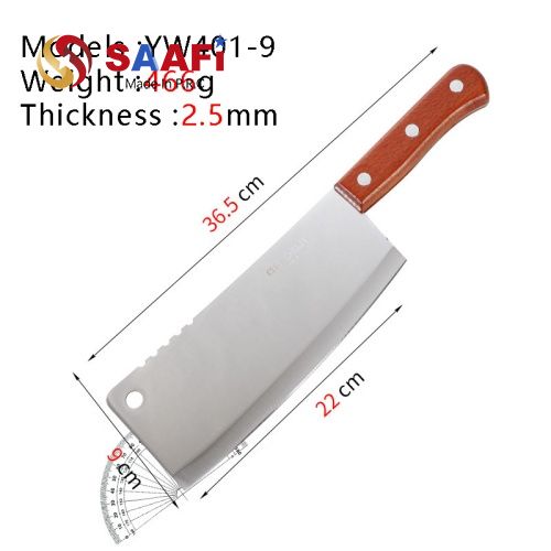 Professionele beukhandgreep Chef -messen met 3CR roestvrijstalen mes (7 ″ –10 ″)