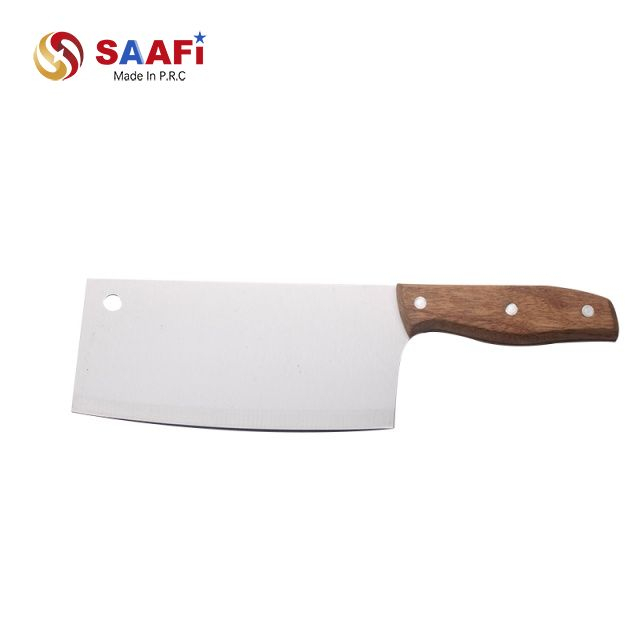 Wood Handle Stainless Steel Cleaver Knife for Kitchen And Butchering
