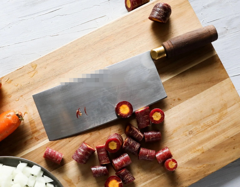 Plastic Vs Wooden Cleaver Knife Handle