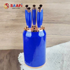 Modern Round Knife Block – Space-Saving Stainless Steel Knife Holder for Kitchen Organization