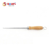 Professional Wooden Handle Honing Steel – Durable Knife Sharpening Rod for Kitchen And Butcher Use