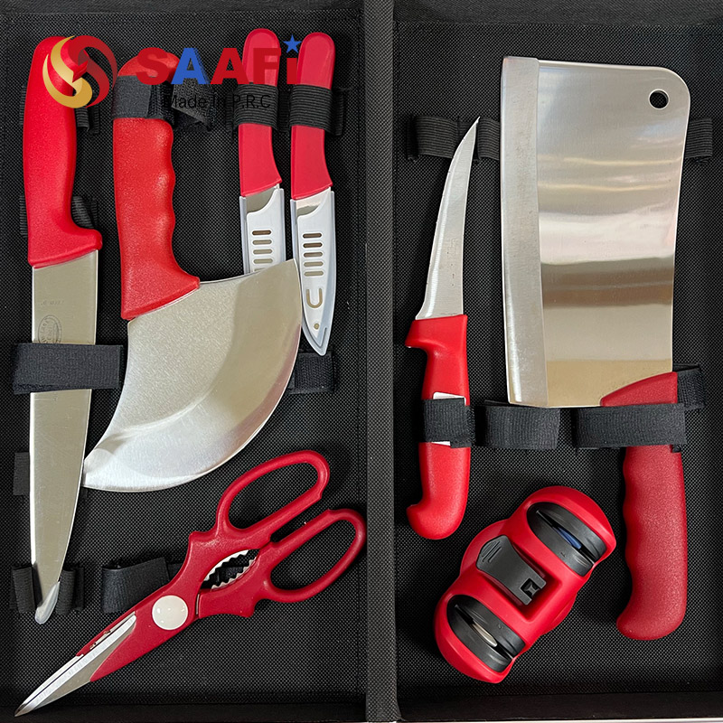 11 Pcs Slaughter Knife Set