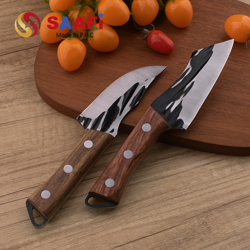 Unique Design Kitchen Knife with PU Cover