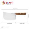 Slaughter Knife with Merbau Wood Handle