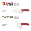 Square And Crescent Meat Cleaver Knives – 3Cr Stainless Steel, 4mm Thick, Plastic Handle, 4″ & 8″ Sizes