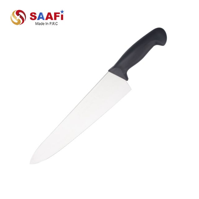 12.5-Inch Stainless Steel Chef Knife with Durable Plastic Handle