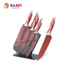 Acrylic Knife Block with Modern Transparent Design – Durable Kitchen Knife Holder