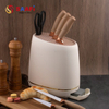 Plastic Universal Knife Block Holder – Large Capacity Kitchen Knife Storage Organizer