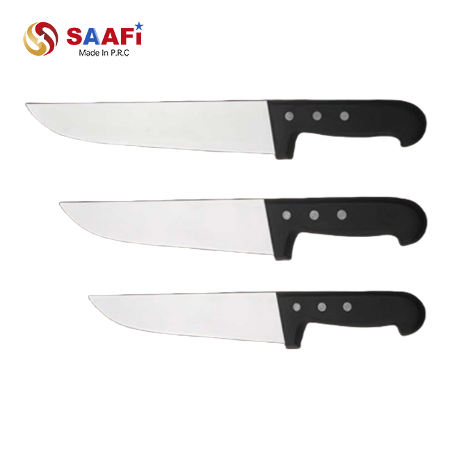 Professional Chef Knife with Stainless Steel Blade And Plastic Handle – Available in 8/10/12 Inch