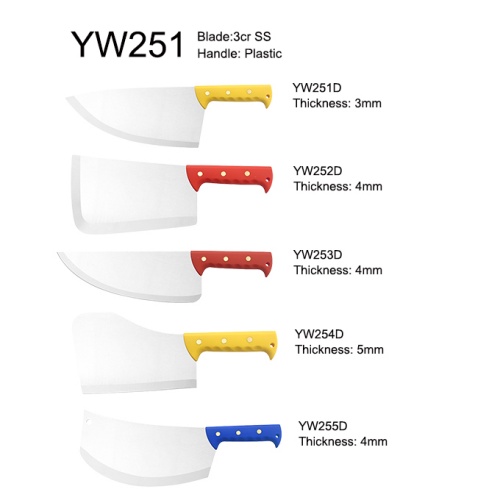 Durable chef cleaver