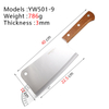 Professional Chef Knives with Merbau Wood Handle – 7″, 8″, 9″, 10″ Options