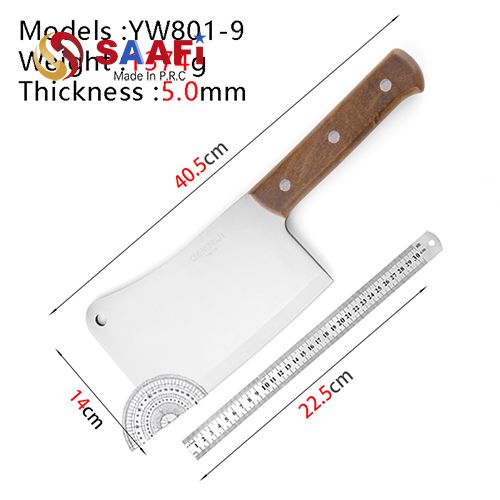 Stainless Steel Butcher Cleavers for Professional Kitchens