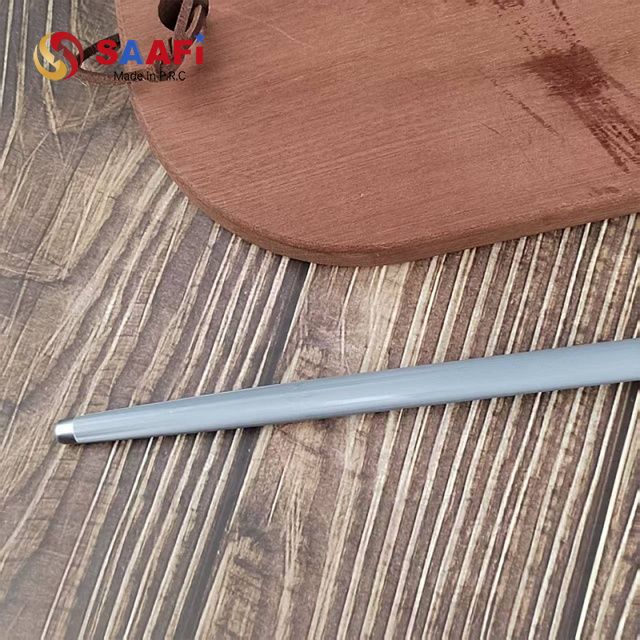 Wood Pattern Handle Honing Steel – Precision Knife Sharpening Rod for Chefs & Home Kitchens