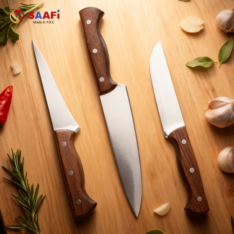 Professional Chef Knife with Stainless Steel Blade for Kitchen Use