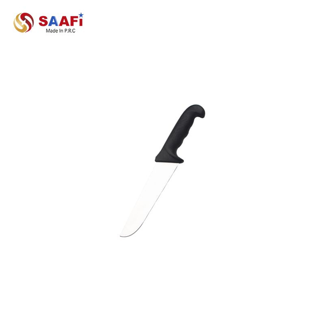 Stainless Steel Butcher Knife with Plastic Handle – Heavy Duty Meat Processing Knife