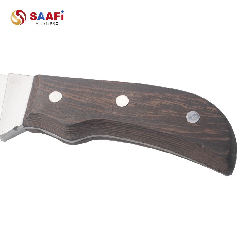Premium Wooden Handle Fixed Blade Knife – 8