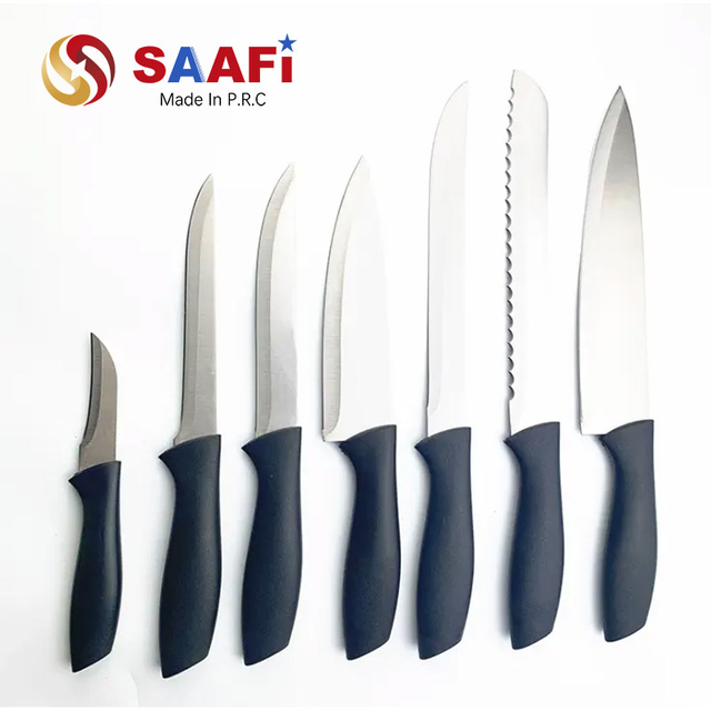 Plastic Handle Serrated Bread Paring Steak Boning
