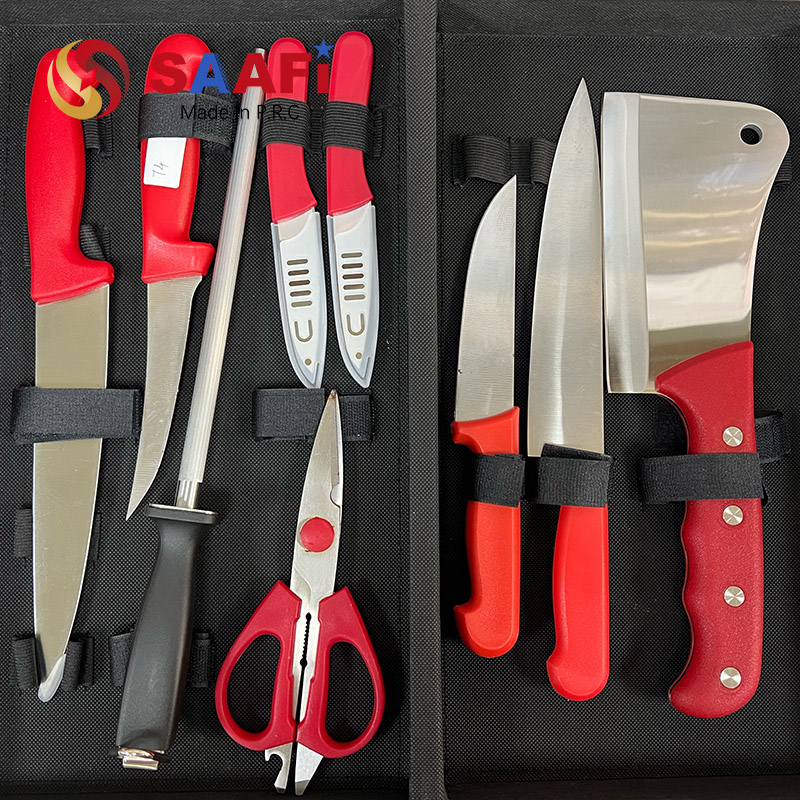 11 Pcs Slaughter Knife Set