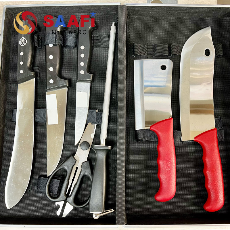 Slaughter Knife Set with Aluminium Box