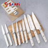 10 Pcs Kitchen Knife Set With Sharpener