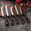 Black Coating Chef Knife with Wenge Wood Handle