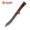 Black Coating Chef Knife with Sapele Wood Handle