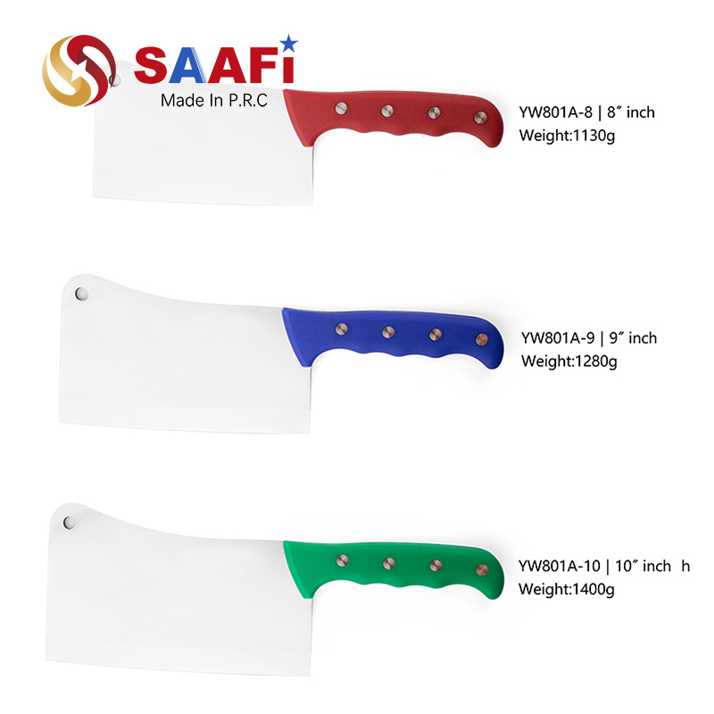 Chopping Knife with Stainless Steel Rivets