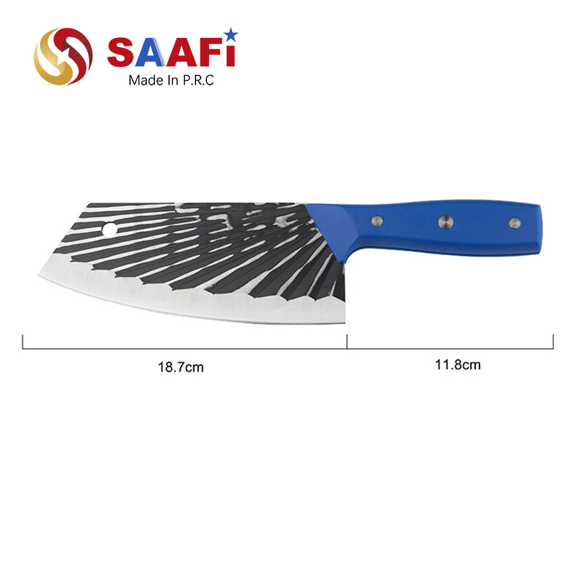 Black Coating Chopping Knife with PP Handle