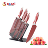 Acrylic Knife Block with Modern Transparent Design – Durable Kitchen Knife Holder