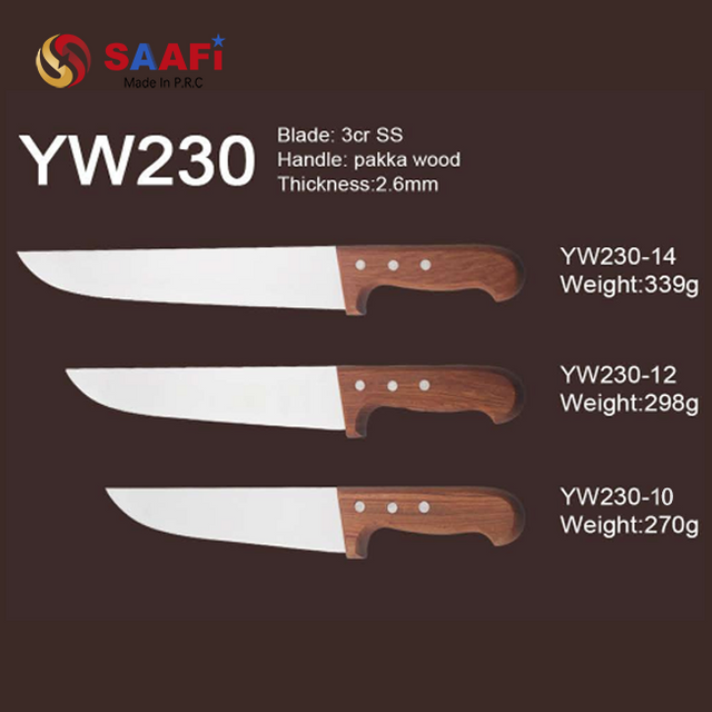 Professional Chef Knife with Pakka Wood Handle